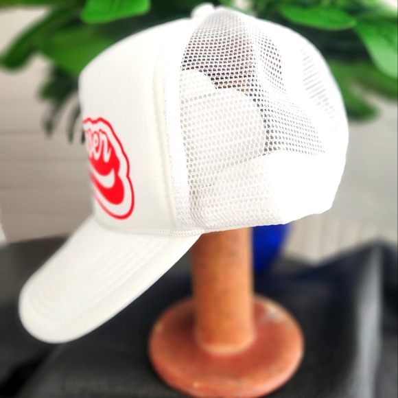 White and Red Trucker Hat - Picture 2 of 5